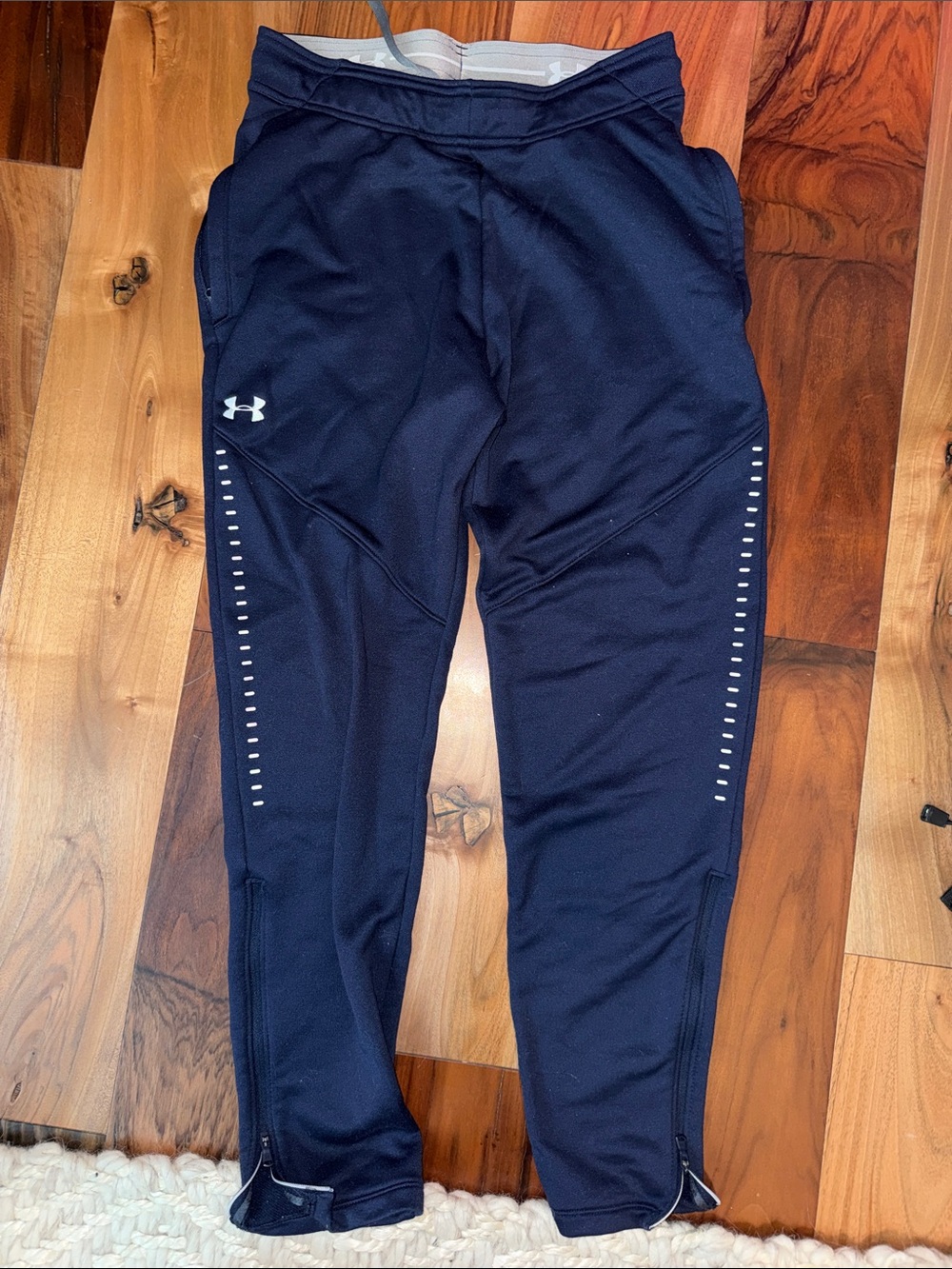 Under Armour Navy Reflective Trim Training Joggers